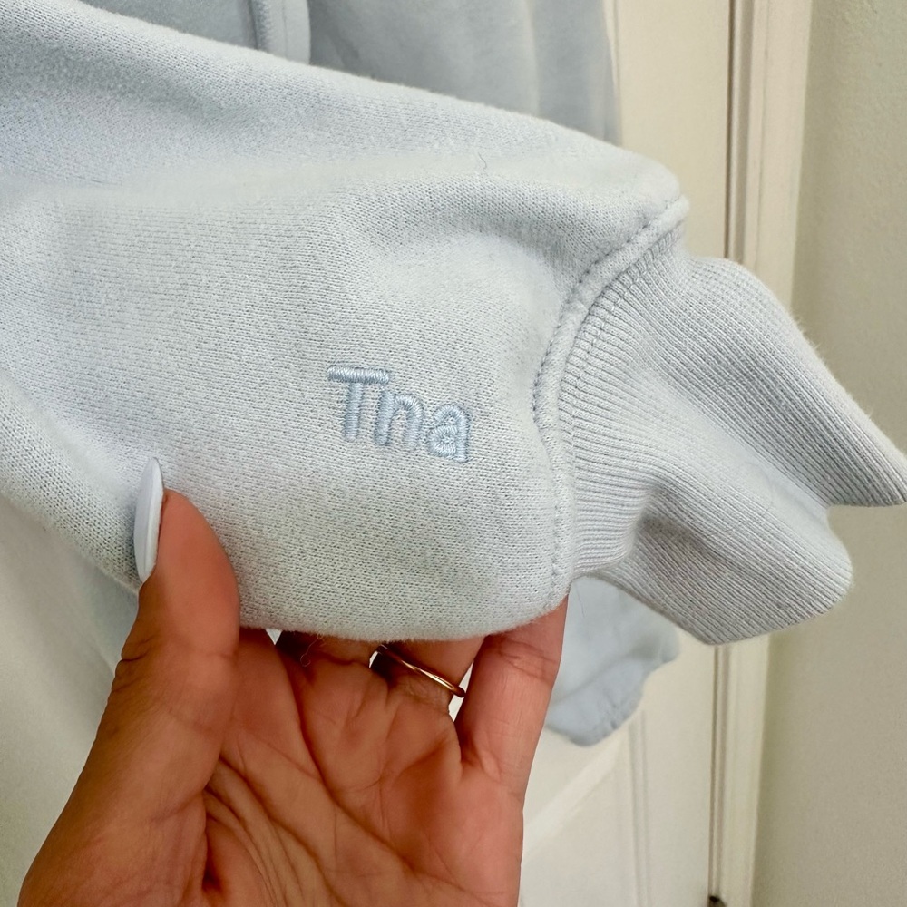 TNA Sky Blue CozyAF Fleece Sweatset - Picture 8 of 8